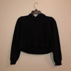 Black Cropped Brandy Melville Hoodie🌹